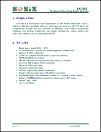Click here to download SNC552_05 Datasheet