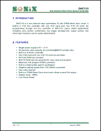 Click here to download SNC115_05 Datasheet