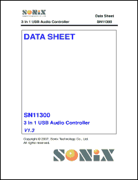 Click here to download SN11300APMG Datasheet