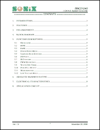 Click here to download SNC21040 Datasheet