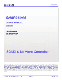 Click here to download SN8P26042A Datasheet