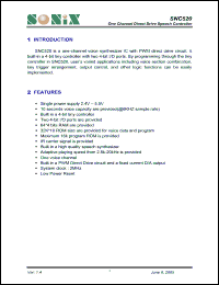 Click here to download SNC520_05 Datasheet