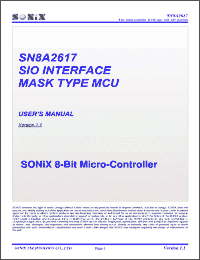 Click here to download SN8A2617 Datasheet