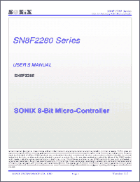 Click here to download SN8F2280 Datasheet