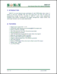 Click here to download SNC117_05 Datasheet