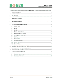 Click here to download SNC21040A Datasheet