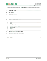 Click here to download SNC208S Datasheet