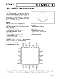 Click here to download CXA3086Q Datasheet