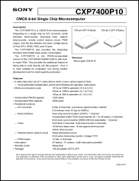 Click here to download CXP7400P10 Datasheet