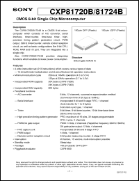 Click here to download CXP81720B Datasheet