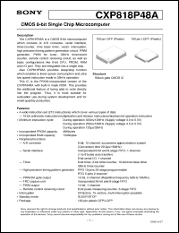 Click here to download CXP818P48A Datasheet