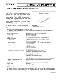 Click here to download CXP82712 Datasheet