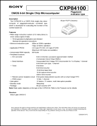 Click here to download CXP84100 Datasheet