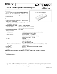 Click here to download CXP84200 Datasheet