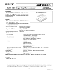 Click here to download CXP84300 Datasheet