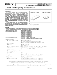 Click here to download CXP85220A Datasheet