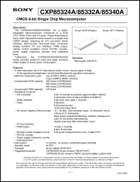 Click here to download CXP85340A Datasheet