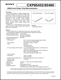 Click here to download CXP85460 Datasheet