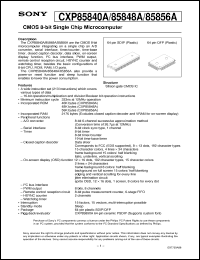 Click here to download CXP85840A Datasheet