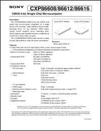 Click here to download CXP86612 Datasheet