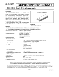 Click here to download CXP86613 Datasheet