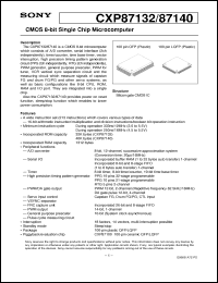 Click here to download CXP87140 Datasheet