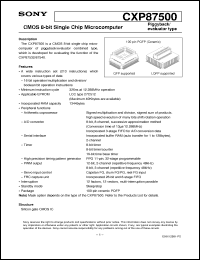 Click here to download CXP87500 Datasheet