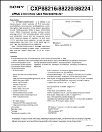 Click here to download CXP88220 Datasheet