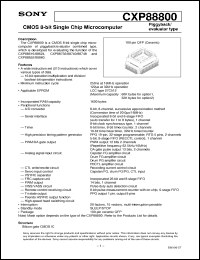Click here to download CXP88800 Datasheet
