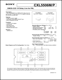 Click here to download CXL5506P Datasheet