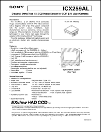 Click here to download ICX259AL Datasheet