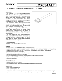 Click here to download LCX034ALT Datasheet