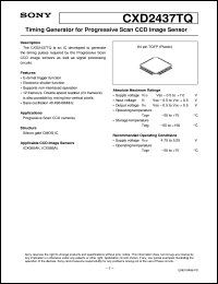 Click here to download CXD2437 Datasheet
