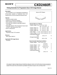 Click here to download CXD2460 Datasheet