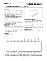 Click here to download CXA2025 Datasheet