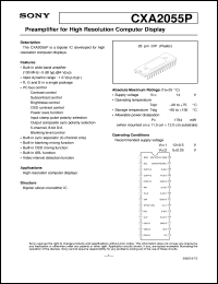 Click here to download CXA2055P Datasheet