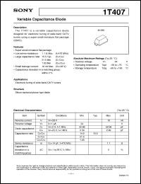 Click here to download 1T407 Datasheet