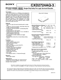 Click here to download CXD2724AQ-3 Datasheet