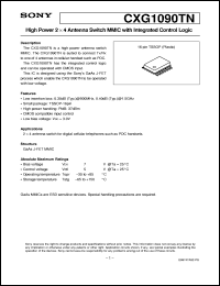 Click here to download CXG1090TN Datasheet