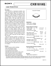 Click here to download CXB1818Q Datasheet