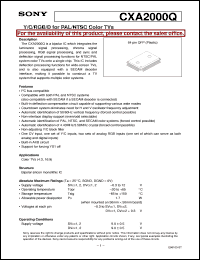 Click here to download CXA2000Q Datasheet