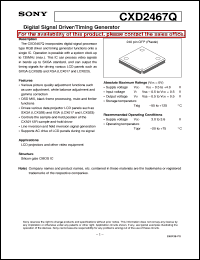 Click here to download CXD2467Q Datasheet