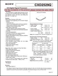 Click here to download CXD2529 Datasheet