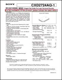 Click here to download CXD2724AQ-1 Datasheet
