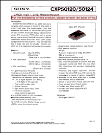Click here to download CXP50120 Datasheet