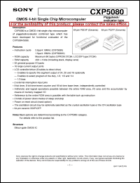Click here to download CXP5080 Datasheet