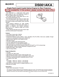 Click here to download DS001AKA Datasheet