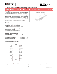 Click here to download ILX514 Datasheet