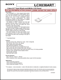 Click here to download LCX038 Datasheet