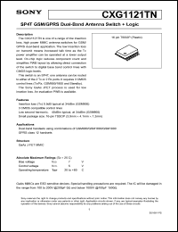 Click here to download CXG1121TN Datasheet
